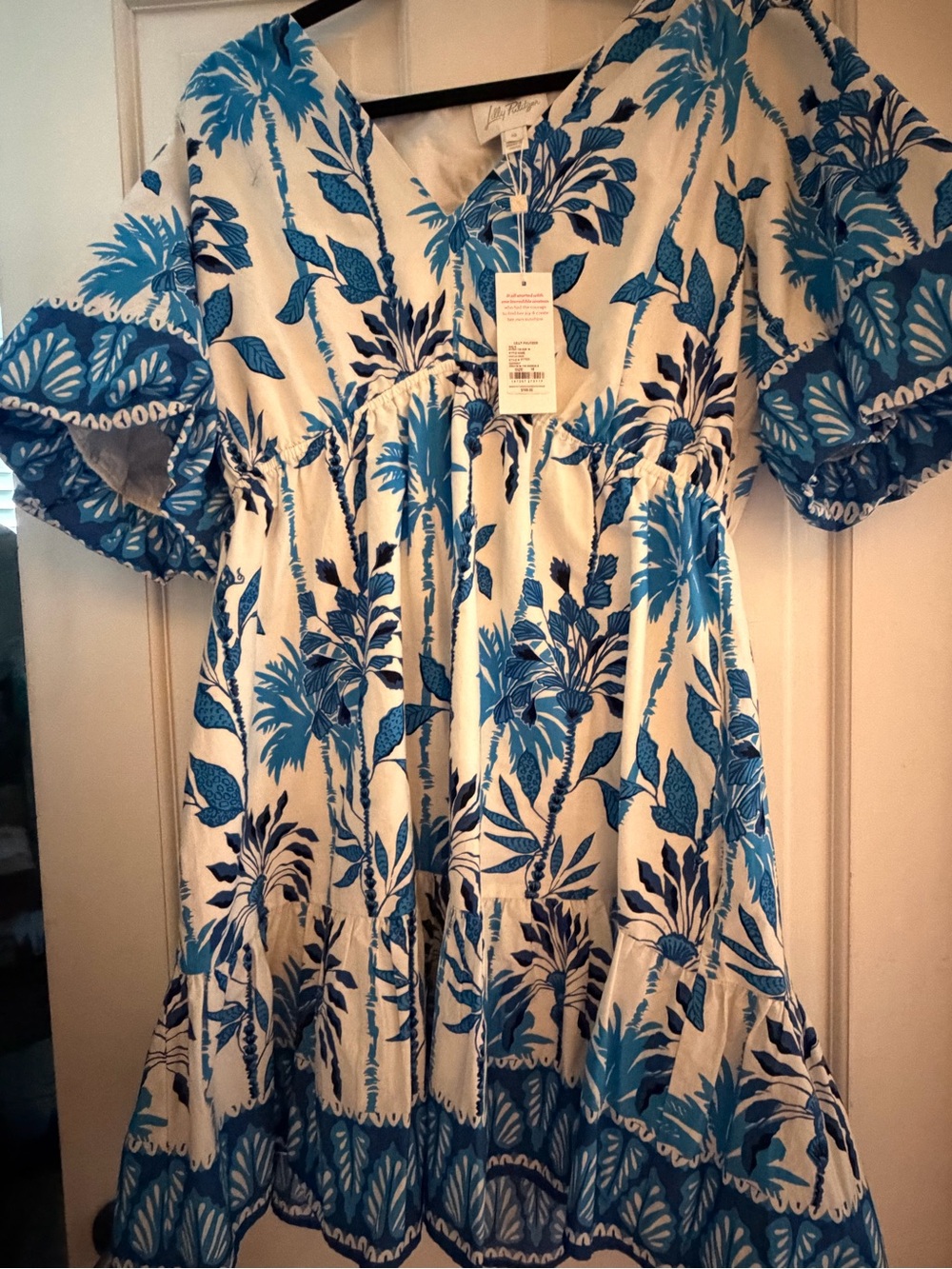 NWT Lilly Pulitzer Kentlee Dress Coconut Swayin in the Breeze print - Picture 5 of 5